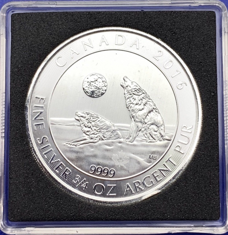 3/4 OZ Argent 999,9 Canada 2 Dollars 2016