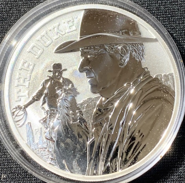 1 Oz argent Tuvalu 1 dollar 2020 THE DUKE